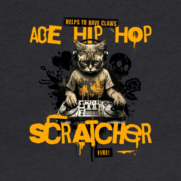 Ace Hip Hop Scratcher by BestWildArt